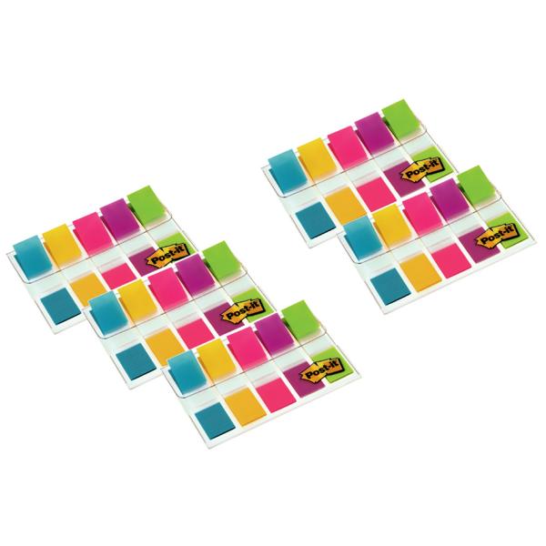 Index Mini Promotion 11,9x43,2 mm sortiert 3x 20 Streifen im Spender + 2 Stück gratis POST-IT 683-5CBP (4046719279197)