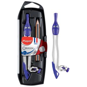 Zirkelkasten Origin mit Adapterring, farbig sortiert Maped 121651 (3154141216510)