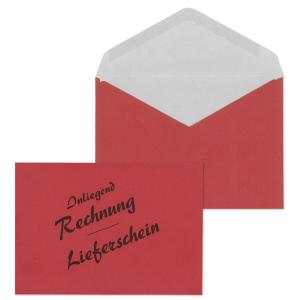 Briefumschlag DL 'Lieferschein/ Rechnung', rot MAILmedia 30005341 (4018529001237)