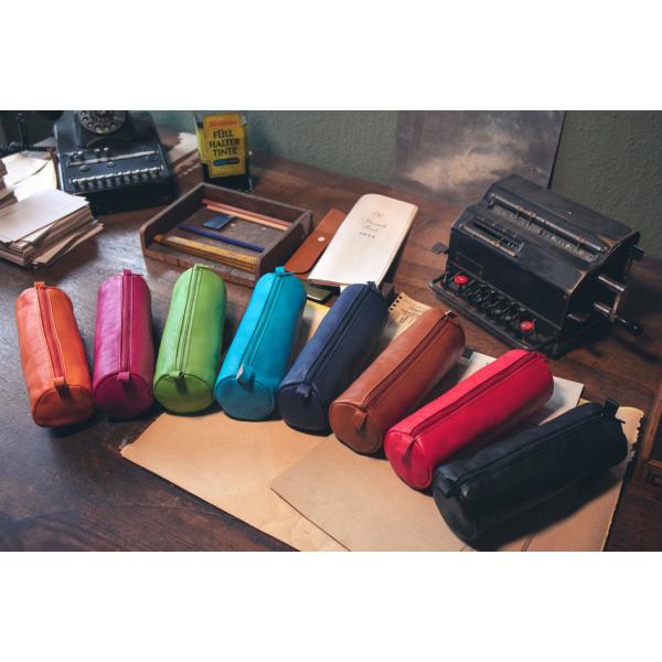 Schlamper-Rolle, aus Leder, blau Alassio 43139 (4021068431397)