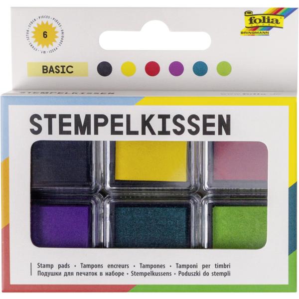 Stempelkissen Set 'Pastell', 6-farbig sortiert folia 30181 (4001868119404)