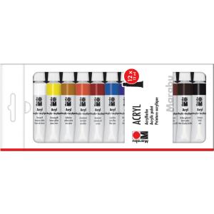 Acrylfarbe, 12 ml, 12er-Set Marabu 1210000000200 (4007751607256)