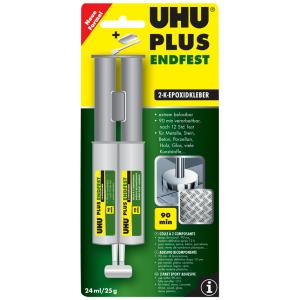 2-Komponenten-Klebstoff plus endfest, 163 g in Tube UHU 45720 (4026700457209)