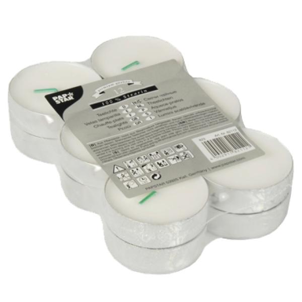 Maxi-Teelichte, Durchmesser: 59 mm, weiß PAPSTAR 82112 (4002911821121)