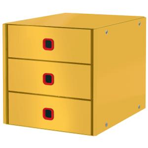 Schubladenbox Click & Store Cosy, 3 Schübe, gelb LEITZ 5368-00-19 (4002432128693)