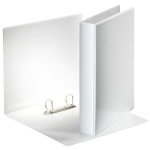 Ringbuch Präsentation mit Taschen A4, PP 2 Ringe 25 mm weiß Esselte 49708 (5701216497084)
