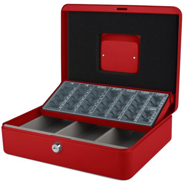 Geldkassette mit Zähleinsatz, blau, 1 Tragegriff pavo 8008766 (8717448008766)