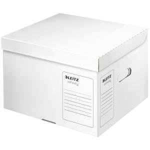 Archiv-Klappdeckelbox Infinity, säurefrei, weiß LEITZ 6103-00-00 (4002432399031)