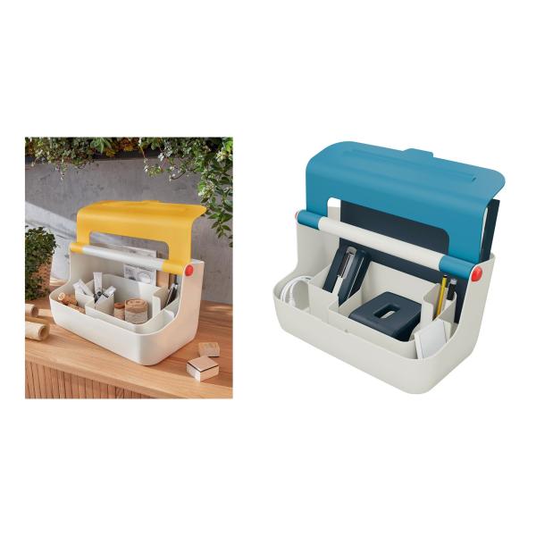 Mobile Aufbewahrungsbox Cosy, hellgrau/ blau LEITZ 6125-00-61 (4002432126200)