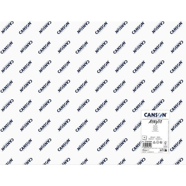 Zeichenpapier 'Acrylic', 650 x 1.000 mm, 400 g/ qm CANSON C.31067S001 (3148950081193)
