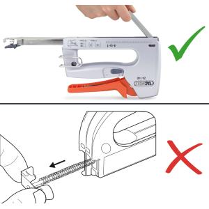 Tacker/ Nageltacker Z5-140 (5-in-1), silber/ orange TACWISE 1748 (5051439006854)