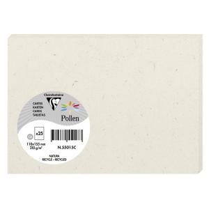 Karte 160 x 160 mm, Natura Pollen by Clairefontaine 55018C (3329680550184)