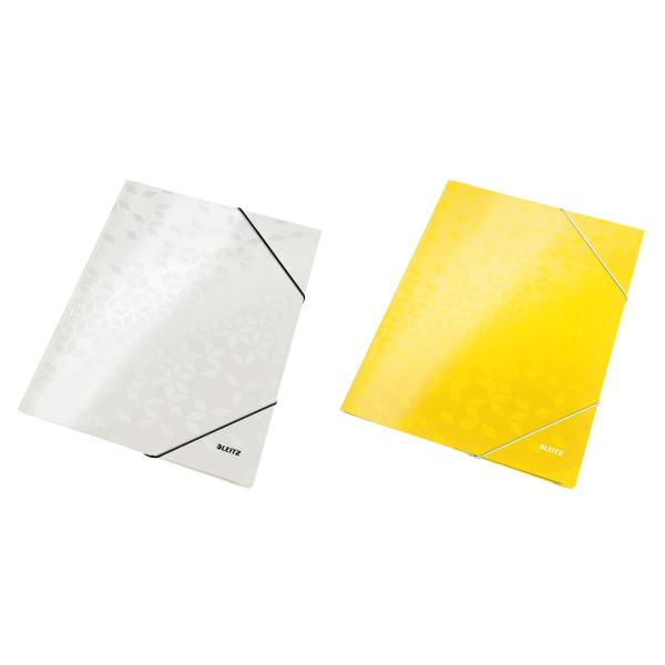 Eckspannermappe WOW, DIN A4, Karton, farbig sortiert LEITZ 3982-10-99 (4002432108749)