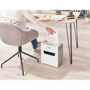 Aktenvernichter IQ Protect Premium 6X Partikelschnitt P-4, 6 Blatt weiß Leitz 8090-00-00 (4002432127153)