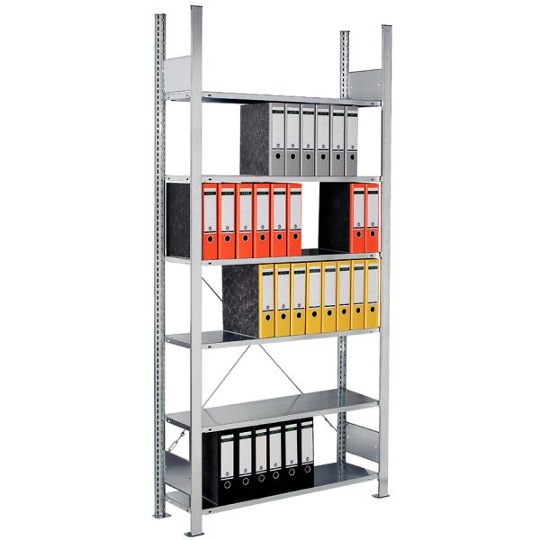 LEITZ Archiv-Grundregal 3000 für Ordner, verzinkt 8760-00-00 (4002432357703)