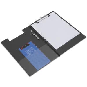 Klemmbrett-Mappe, DIN A4, PVC-Folie, schwarz RAPESCO VFDCB0B3 (5018505030786)
