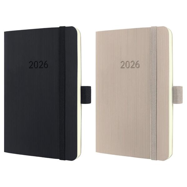 Taschenkalender Conceptum 2026, ca. DIN A6, taupe sigel C2631 (4004360772429)