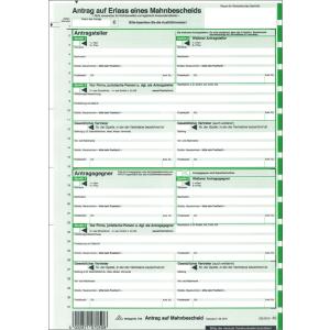 Vordruck 'Antrag auf Erlass eines Mahnbescheids' RNK Verlag 705 (4002871070508)