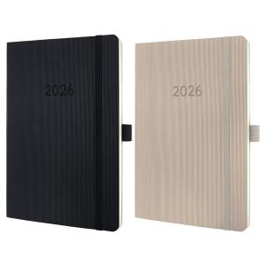 Buchkalender Conceptum 2026, ca. DIN A5, grau sigel C2636 (4004360772245)