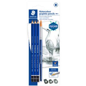 Bleistift-Set Mars Lumograph aquarell, Blister STAEDTLER 100A SBK4 (4007817052105)