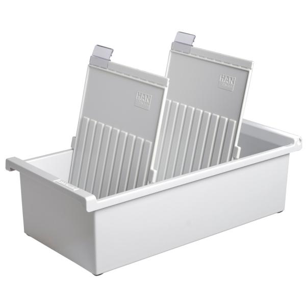 Karteitrog für 1.300 Karten, A5 hoch, lichtgrau HAN 955-0-1-11 (4012473955318)