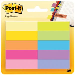 Page Marker 12,7x 44,4mm sortiert 10x50 Streifen POST-IT 670-10AB (0051141380469)
