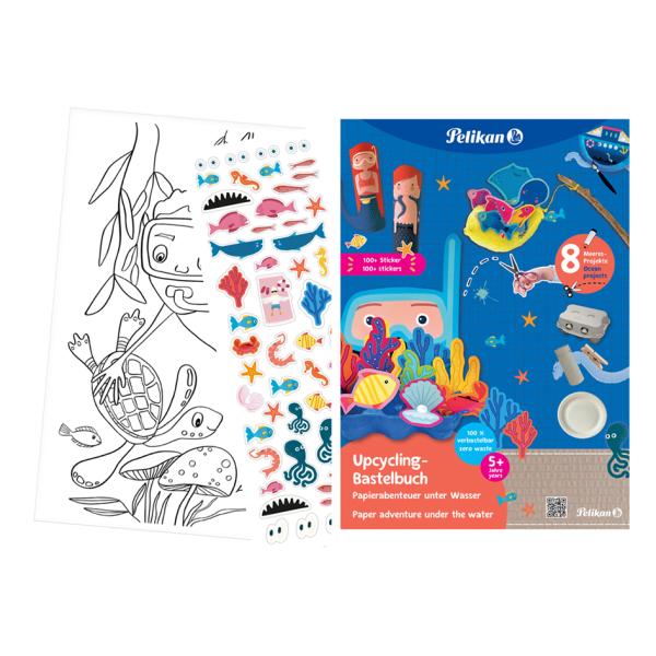 Upcycling Bastelbuch 'Dschungel', DIN A4 Pelikan 300002273 (4012700102065)