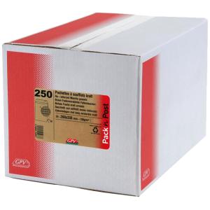 Faltenversandtaschen B5, 176 x 250 mm, ohne Fenster GPV 4914 (3250650049141)