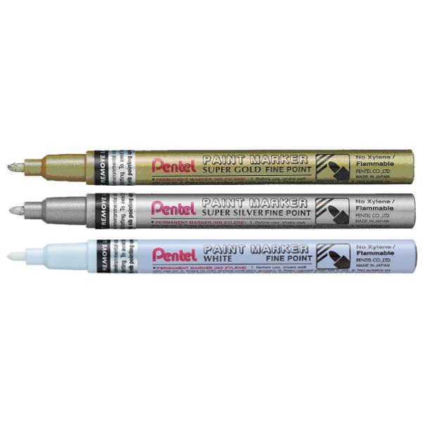 Pentel Paint Marker mfp10-x Paint Markers, Gold (Gold)