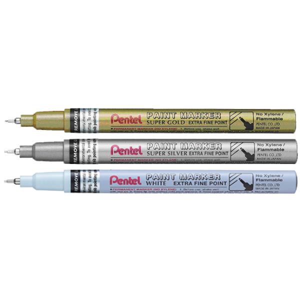 Lackmarker PAINT MARKER MMP10, silber Pentel MMP10-Z (0884851016850)