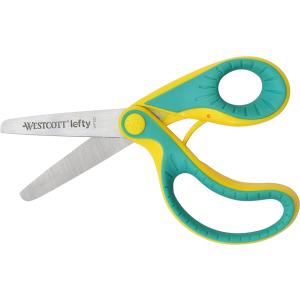 Bastelschere Softgrip ergo junior, grün/ gelb WESTCOTT E-22003 00 (4027521515291)