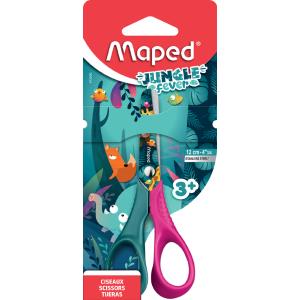 Bastelschere JUNGLE fever VIVO, 120 mm, farbig sortiert Maped 472000 (3154144720007)