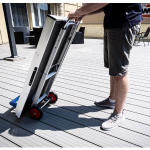 Alu-Transportkarre, Belastung: 90 kg BRÜDER MANNESMANN M 099-T (4003315075240)