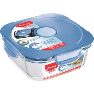 PICNIK Mikrowellendose CONCEPT, aus Glas, 1, 2 L, blau Maped 870503 (3154148705031)