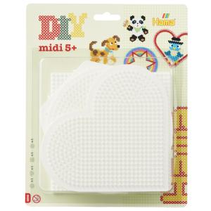 Hama Stiftplatten 'Kreis, Herz, Viereck, Sechseck' 4580 (0028178045807)