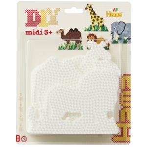 Hama Stiftplatten 'Elefant, Giraffe, Löwe, Kamel' 4582 (0028178045821)