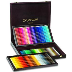 Buntstifte PABLO, 120er Holzkoffer CARAN D'ACHE 666.920 (7610186099205)