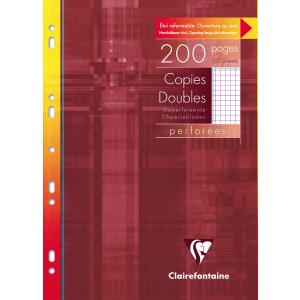 Kanzleipapier, DIN A4, kariert mit Rand Clairefontaine 47122C (3329680471229)