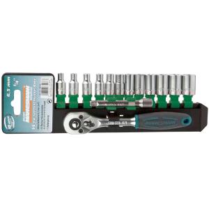 Steckschlüssel-Satz 1/ 4', 14-teilig BRÜDER MANNESMANN M29114 (4003315851868)