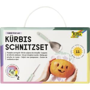 Folia Bastelwerkzeug Kürbisschnitz-set Mint 23008 (4001868131987)