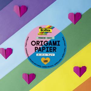 Origami-Faltblätter PREMIUM BASIC, 200 x 200 mm folia 89820 (4001868132939)