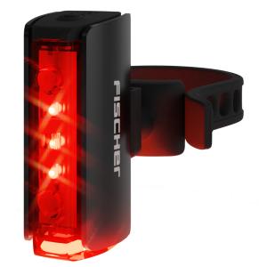 Fahrrad-LED-Akku-Rücklicht PLUS TWIN STOP FISCHER 50761 (4008153048487)