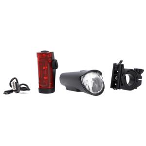 Fahrrad-LED-Beleuchtungs-Set, 45 Lux FISCHER 50688 (4008153048463)
