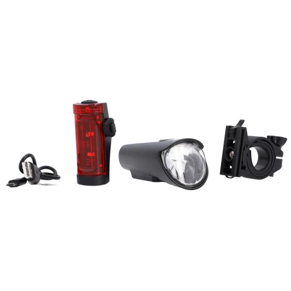 Fahrrad-LED-Beleuchtungs-Set, 45 Lux FISCHER 50688 (4008153048463)