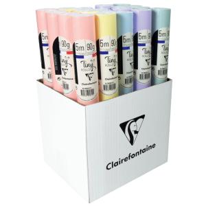 Geschenkpapier 'Tiny Rolls Pastell' Clairefontaine 95801C (3329680958010)