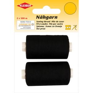 Nähgarn, 2er Set, schwarz & weiß KLEIBER 92224 (4009691922246)