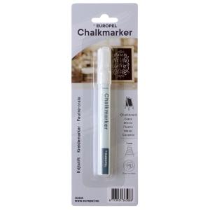 Kreidemarker 15 mm, 1er Blister, weiß EUROPEL 356504 (8713931365040)