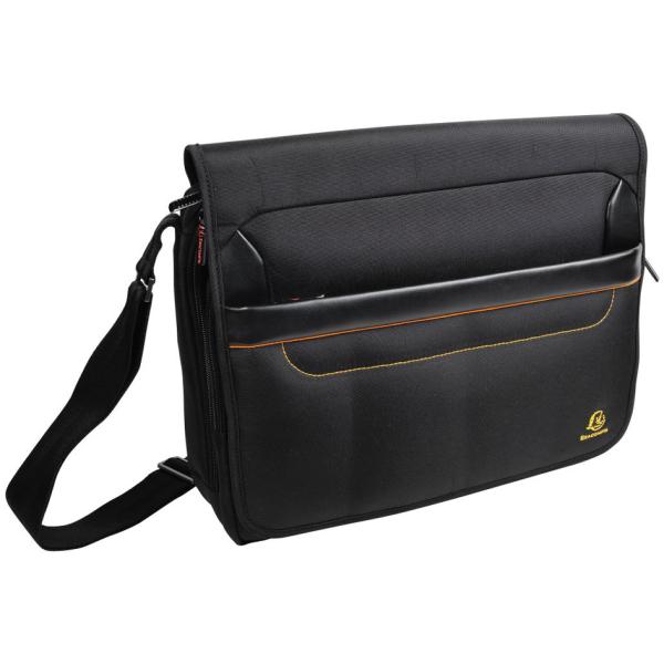 Umhängetasche EXACTIVE, Polyester, schwarz EXACOMPTA 17234E (3130630172345)