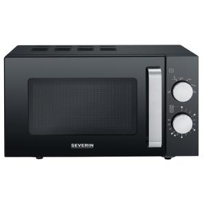 Severin Mw 7761 Mikrowelle 800 W Schwarz, Edelstahl 7761-000 (4008146037580)