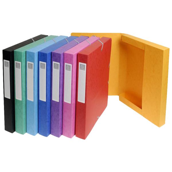 Sammelbox, Karton, Rückenbreite 40 mm, blau EXACOMPTA 50402E (3130630504023)